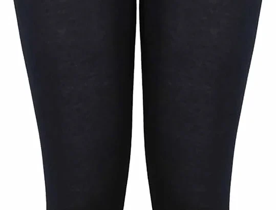 Plus Size Stretch Jersey Leggings for Women