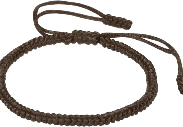 Lucky Braided Rope Bracelet for Women, Adjustable Prayer Protection String Bracelet, Handmade Anniversary Gift for Her