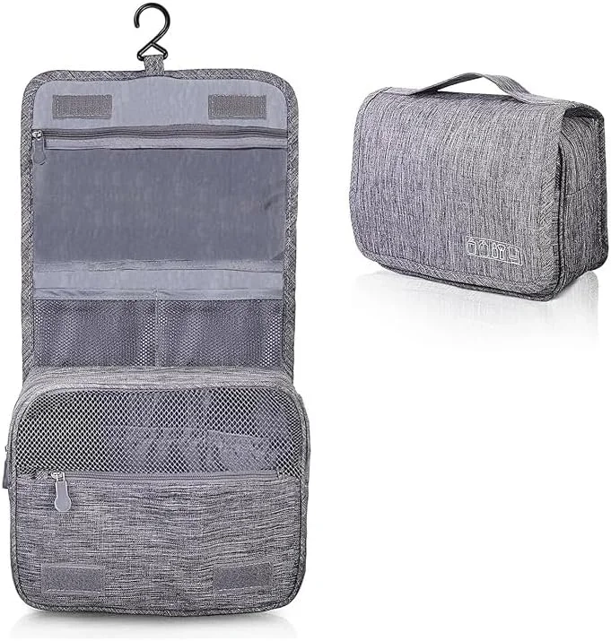 Waterproof Hanging Toiletry Bag for Travel - Multi