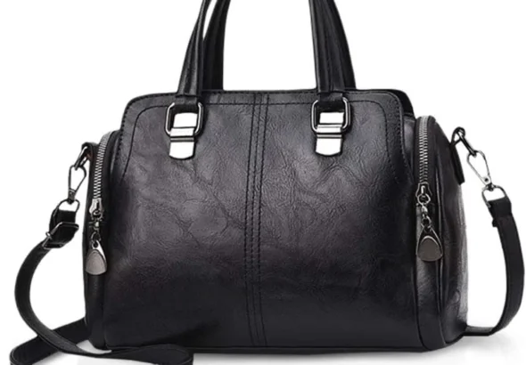 Nicole&Doris Retro PU Leather Shoulder Bag