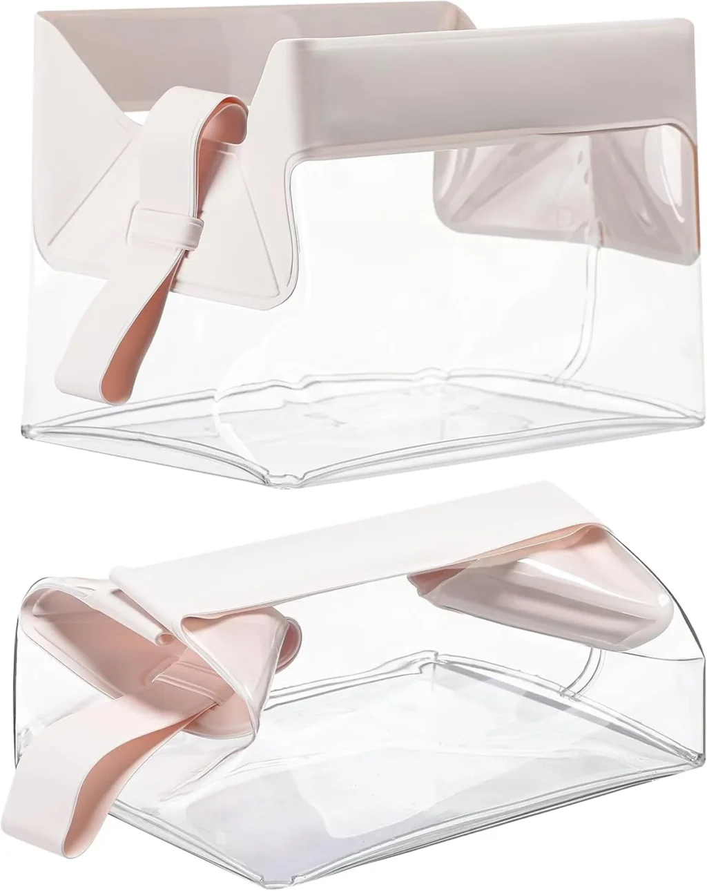 Clear Travel Toiletry Bags with Magnetic Closure