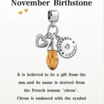 Birthstone Charm for Pandora Bracelet
