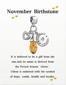 Birthstone Charm for Pandora Bracelet