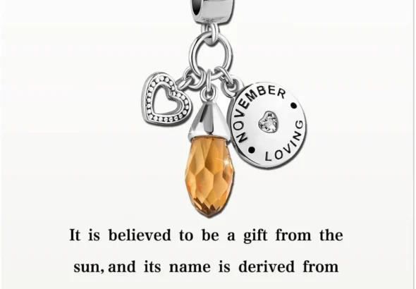 Birthstone Charm for Pandora Bracelet