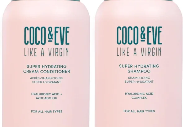 Coco & Eve Like A Virgin Shampoo & Conditioner Set for Dry, Damaged Hair - Sulfate