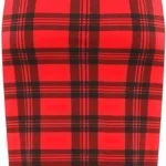 Plus Size Bodycon Pencil Skirt for Women: Stretch Midi Wiggle Skirt in Plain Colors, Office Wear Sizes 8