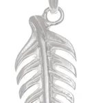 Alexander Castle 925 Sterling Silver Feather Fern Pendant Necklace for Women