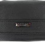 Ladies Leather Zip Around Wallet with Photo Insert