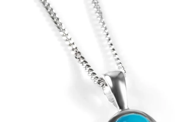 925 Sterling Silver Charm Necklace with Natural Gemstone | Minimalist Pendant for Women