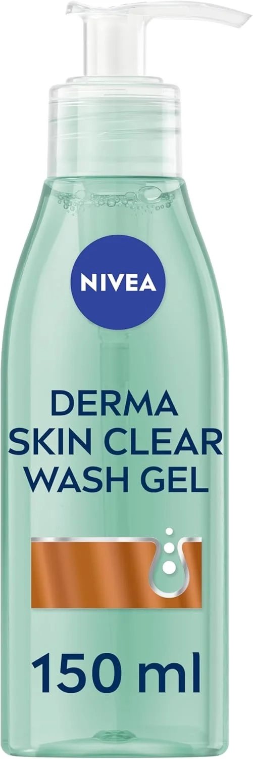 NIVEA Derma Skin Clear Face Wash Gel for Acne