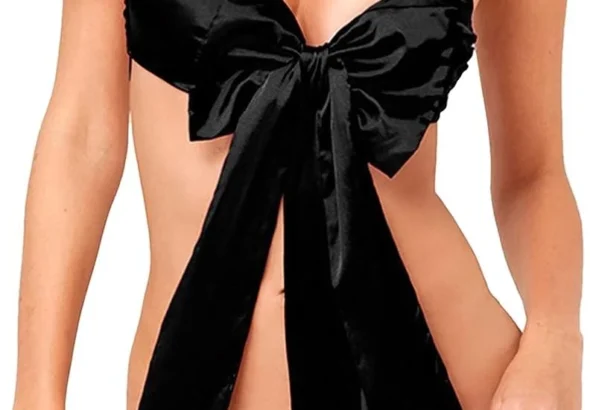 Sexy Plus Size Lingerie Set for Women: Naughty Play Pajamas with Steel Ring Underwear