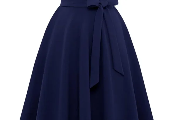 Wedtrend Vintage Green A-Line Midi Dress for Women