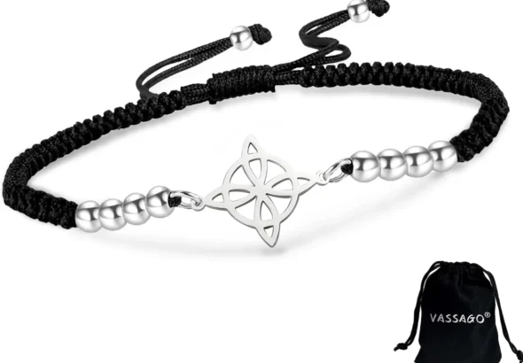 Vassago Witches Knot Bracelet in Stainless Steel