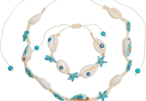 Natural Seashell Jewelry Set for Women