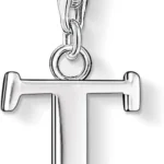 Thomas Sabo Sterling Silver Charm Club Letter A Pendant for Women