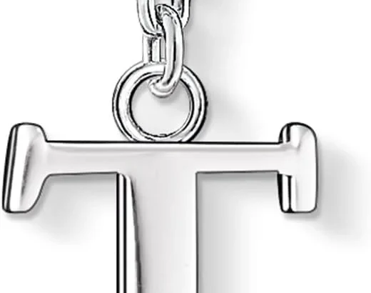 Thomas Sabo Sterling Silver Charm Club Letter A Pendant for Women
