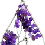 Handmade Wire Wrapped Quartz Tree of Life Pendant Necklace