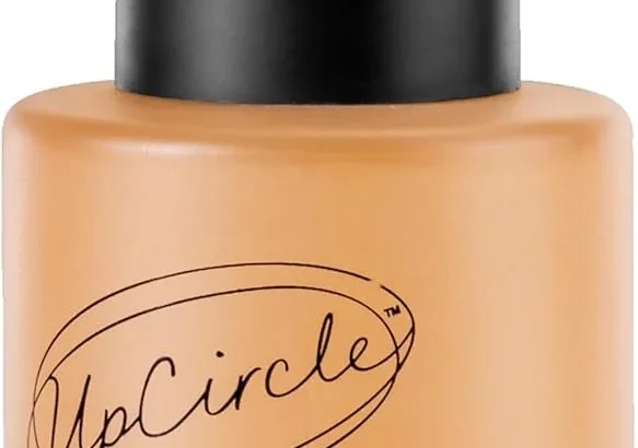 UpCircle Peptide Serum with Custard Apple and Blood Orange | 30ml Vitamin C Serum for Brighter Skin, Improved Elasticity & Collagen Boost