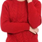 Women's Chunky Cable Knit Sweater: Oversized Fisherman Pullover for Winter