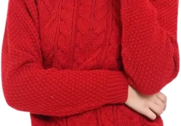 Women's Chunky Cable Knit Sweater: Oversized Fisherman Pullover for Winter