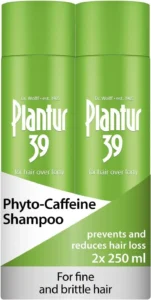 Plantur 39 Caffeine Shampoo for Women to Reduce Hair Loss and Support Growth, for Fine Brittle Hair, Galenic Formula, 2
