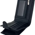 RAS Men's Genuine Leather Wallet with Zipper Coin Pocket