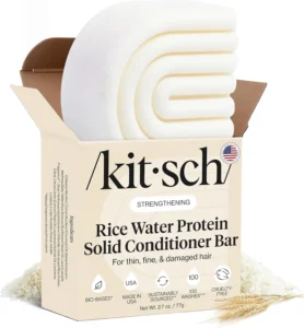 Kitsch Rice Water Conditioner Bar for Damaged Hair - Sulfate
