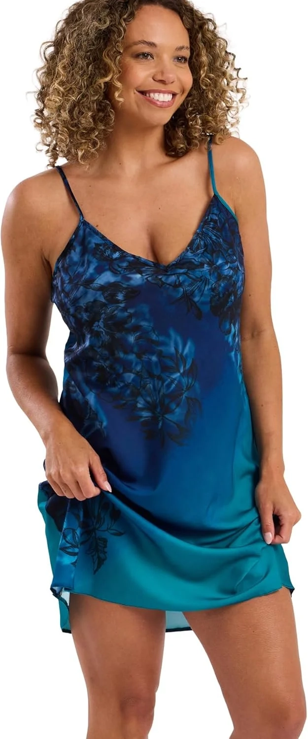 Leora Short Satin Chemise Nightie
