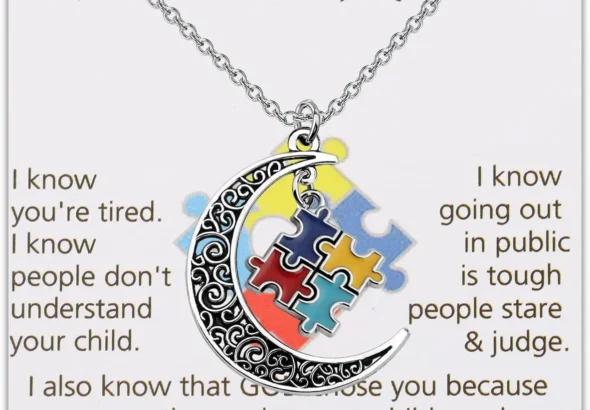 Autism Awareness Necklace for Women