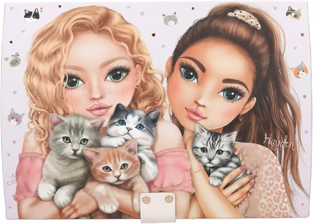 Depesche Top Model Pawsome Big Jewellery Box with Lock, Code, and Sound for Girls