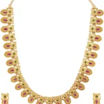 Aheli Traditional Indian Wedding Necklace Set for Women