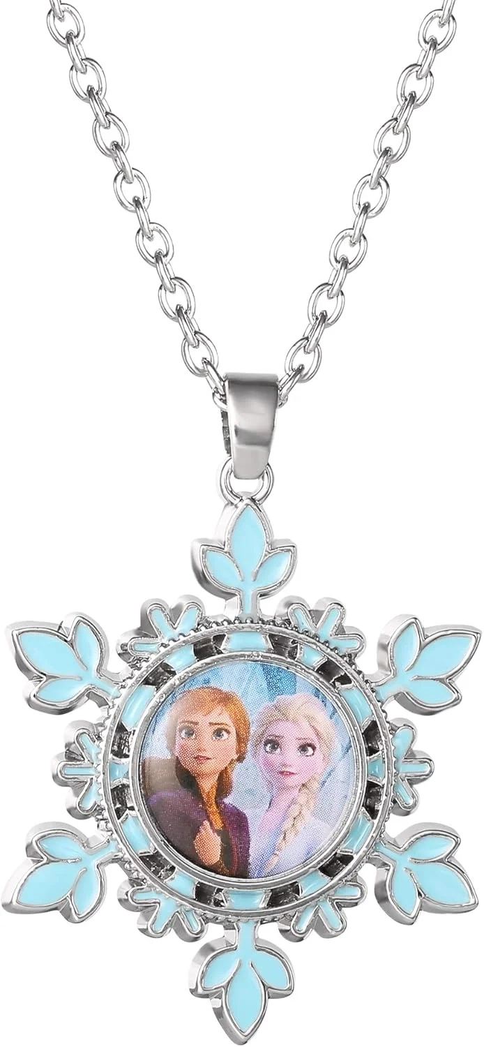 Sterling Silver Snowflake Pendant Necklace for Girls