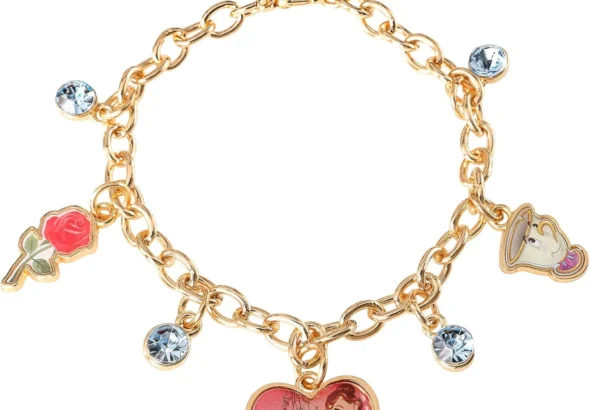 Disney Beauty and the Beast Girls Charm Bracelet