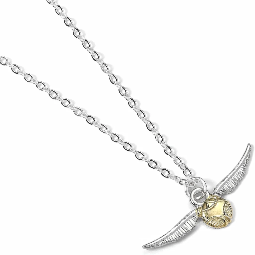 Harry Potter Golden Snitch Necklace Official Jewelry Gift for Women and Men