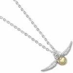 Harry Potter Golden Snitch Necklace Official Jewelry Gift for Women and Men
