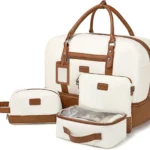 Wogarl Weekender Bag for Women with Shoe Compartment