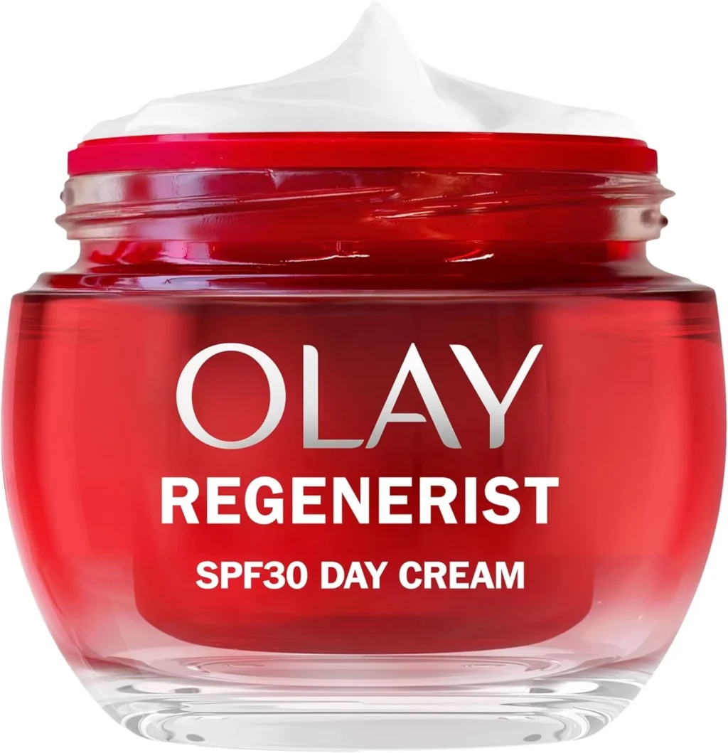 Olay Regenerist Anti-Wrinkle Day Cream SPF 30 with Niacinamide & Peptides, Firming & Hydrating Face Moisturizer for Women, Non