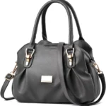 Nicole & Doris Women's Designer Tote Bag: Soft PU Leather Triple Compartment Shoulder Bag with Top Handle