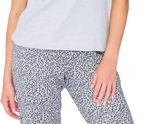 Leopard Print Pyjama Set for Women