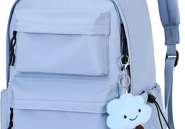 Lightweight Water-Resistant Laptop Backpack for Women & Men, Fits 15.6 Inch Laptop, Large Capacity Anti