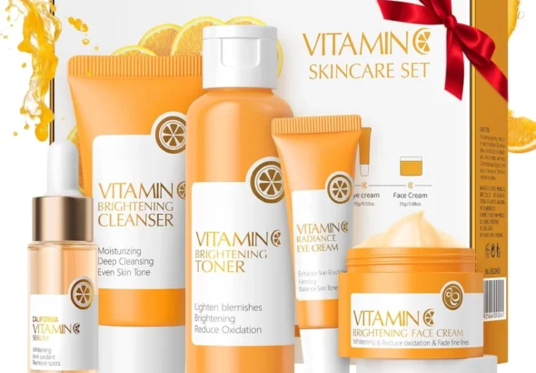 Vitamin C Skincare Set with Serum and Moisturizer