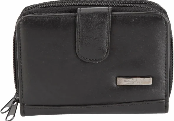 Women's Genuine Nappa Leather Wallet with Multiple Card Slots and Compartments