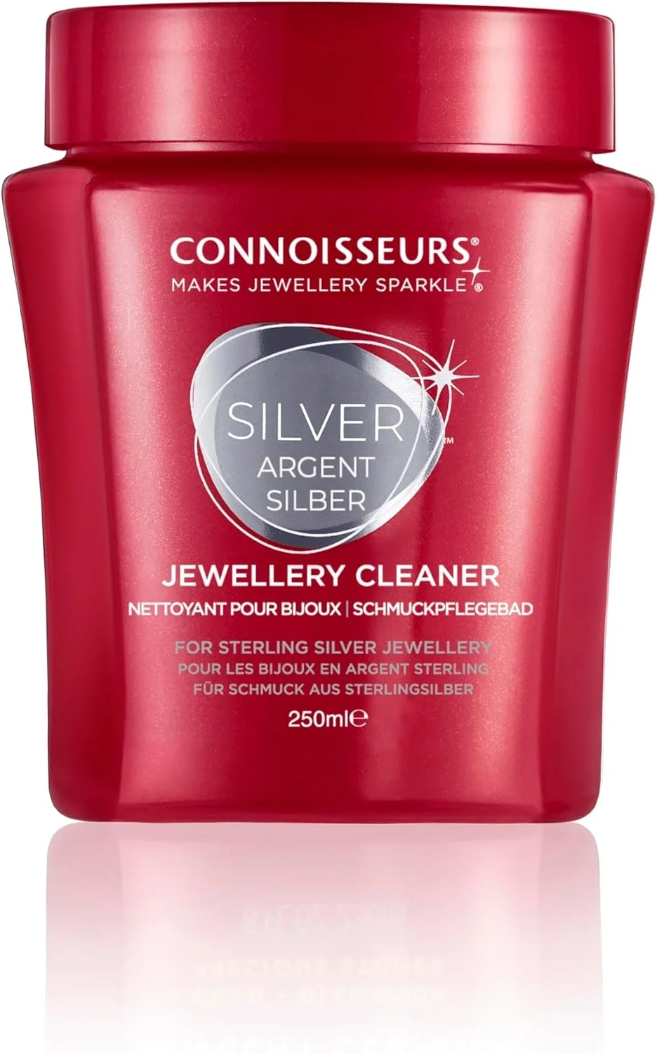 Connoisseurs Sterling Silver Polish: 8oz Jewellery Cleaner to Clean, Shine & Protect Rings, Necklaces & Earrings
