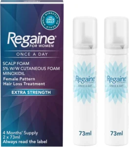 Regaine for Women 5% Minoxidil Foam: Extra Strength Hair Regrowth Treatment to Stop and Reverse Female Hereditary Hair Loss (2
