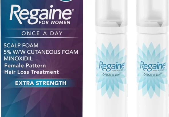 Regaine for Women 5% Minoxidil Foam: Extra Strength Hair Regrowth Treatment to Stop and Reverse Female Hereditary Hair Loss (2