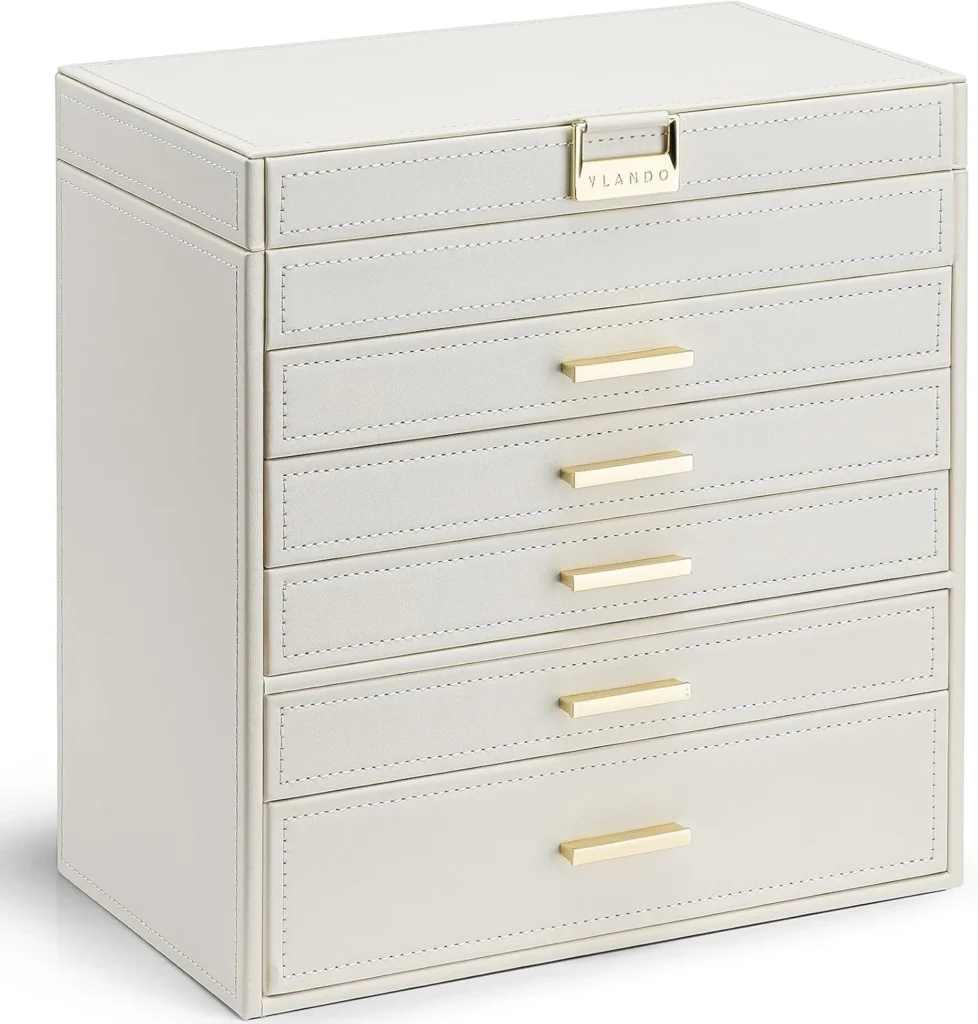 Vlando 6 Layer Jewelry Box Organizer for Drawer