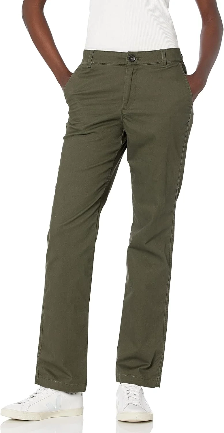 Amazon Essentials Women's Slim-Fit Stretch Twill Chino Pants