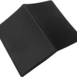 Soft Black Faux Leather Card Holder for Credit Cards, Travel Passes, and Oyster IDs