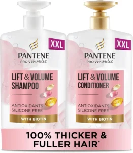 Pantene Hair Thickening Shampoo and Conditioner Set for Women