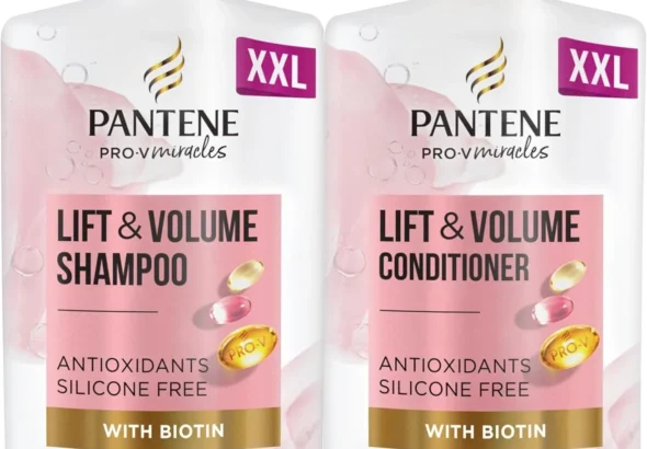 Pantene Hair Thickening Shampoo and Conditioner Set for Women